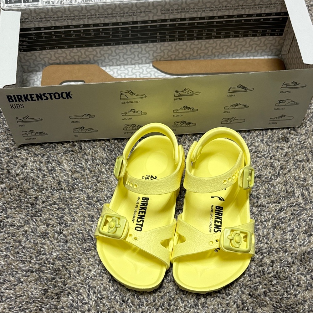 Birkenstock Kids Bright Yellow Sandals
